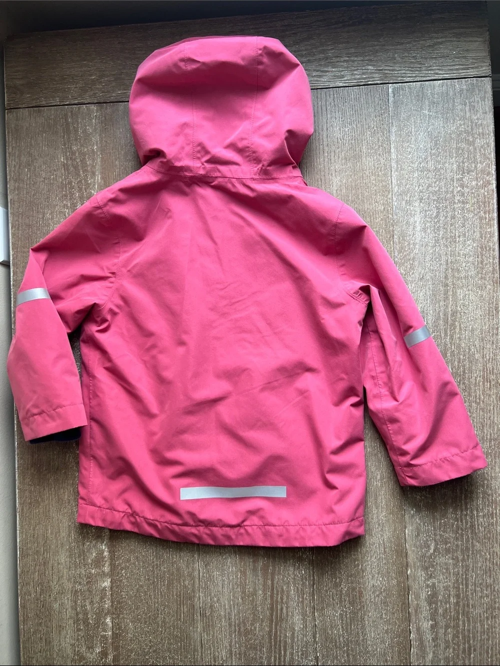 EUC Mini Boden Pink Waterproof Fisherman's Jacket
